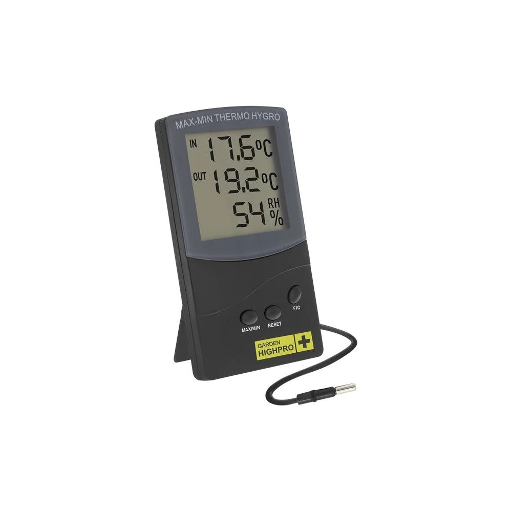 Garden Highpro Thermo- & Hygrometer Medium