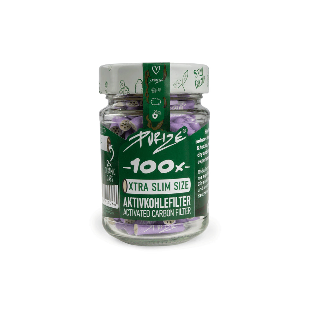 100 PURIZE® XTRA Slim im Glas